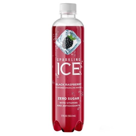 SPARKLING ICE Black Raspberry Carbonated Water 17 oz 24573